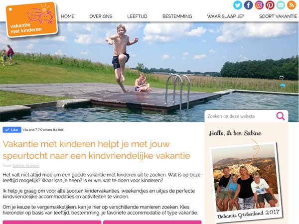 Vakantie met Kinderen