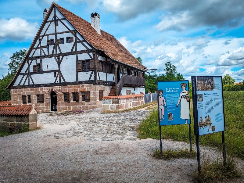 Badhuis in het Freilandmuseum