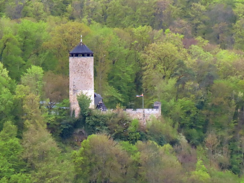 Burcht Philipsstein in de bossen rond Braunfels