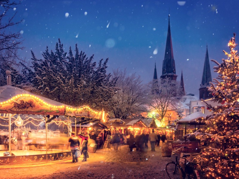 Mooie beelden bij een typische Duitse kerstmarkt