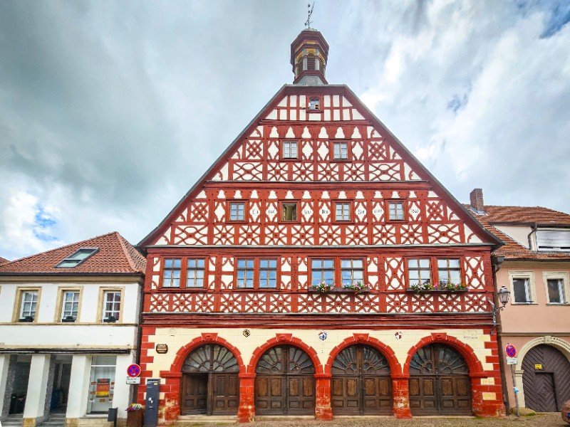 Het mooie Rathaus van Ebern